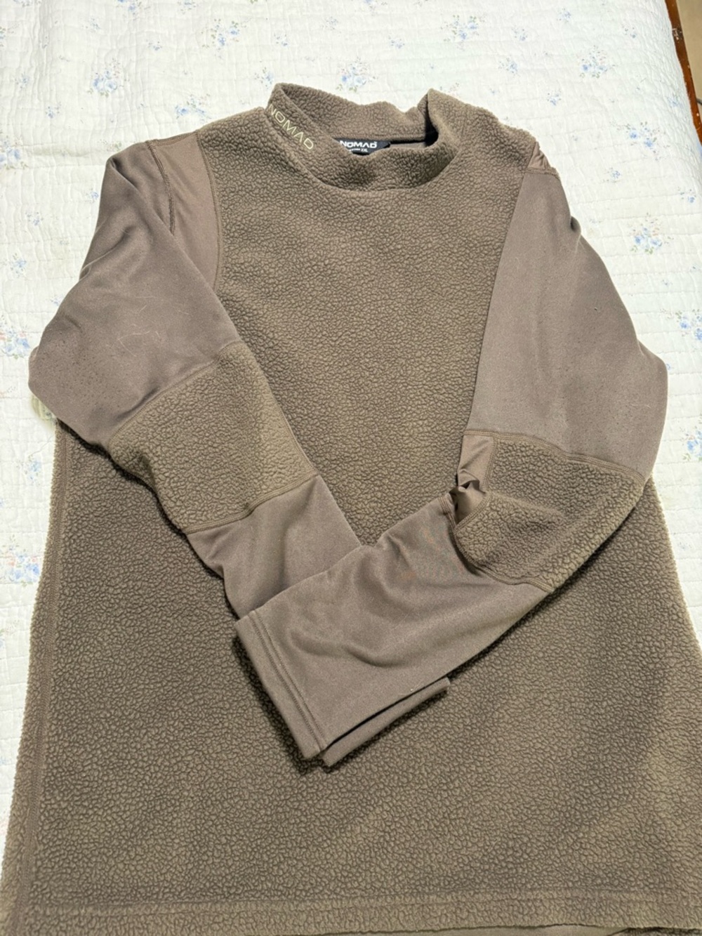 Men's Nomad Cottonwood Baselayer Sherpa Crew Shirt Size XXL